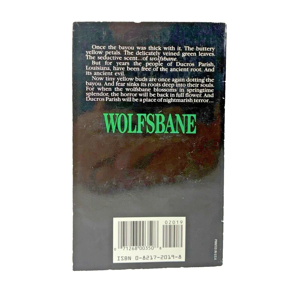Wolfsbane by William W. Johnstone Vintage 1987 Zebra Books Paperback Unread